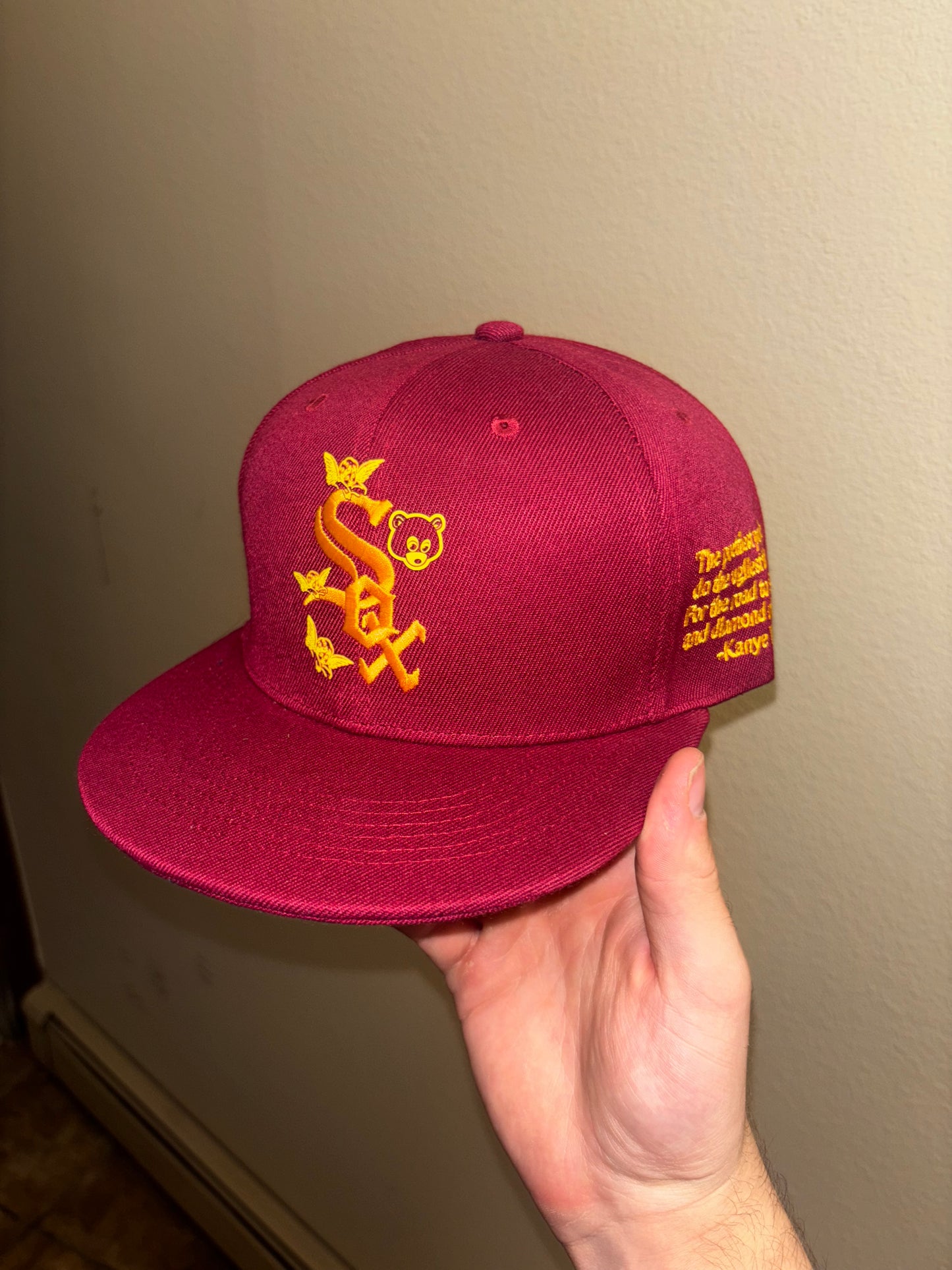 "TCD" Bear 5oz Snapback Cap (embroidered)