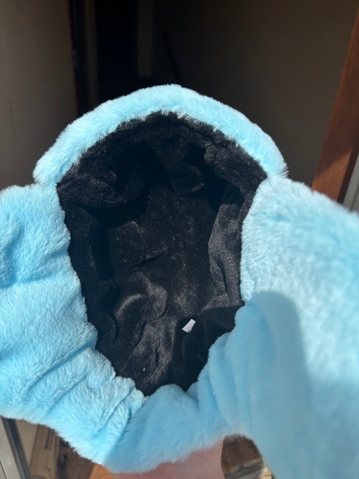 "CMIYGL" BLUE w/ STARS EMBROIDERED USHANKA HAT