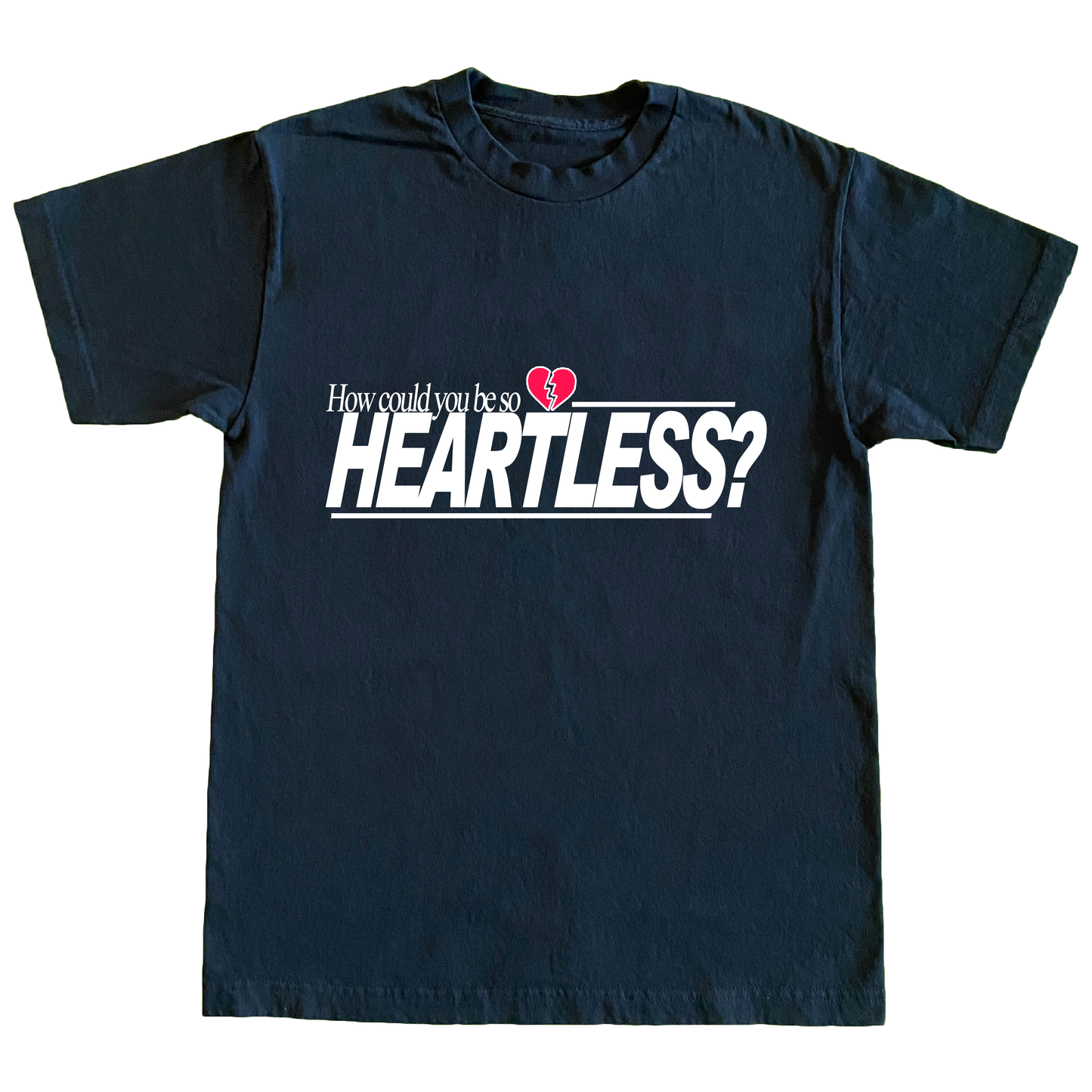 "HRTLESS" Mens Vintage Cotton T-Shirt