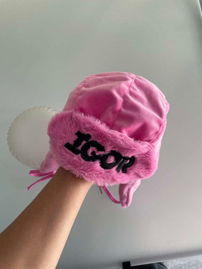 "IGORSHANKA" CMIYGL EMBROIDERED USHANKA HAT