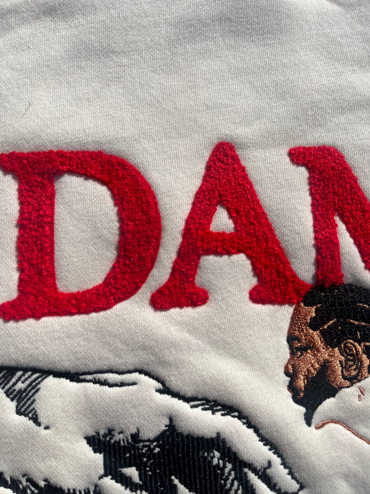 "DAMN” 10oz CHENILLE/ EMBROIDERED PREMIUM CREWNECK (PREORDER)