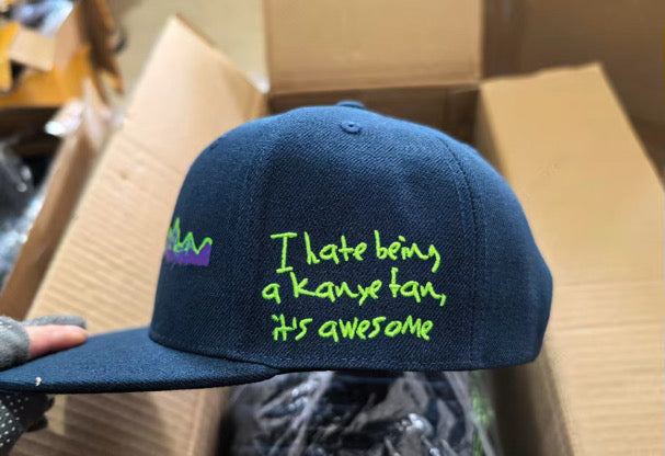 "YE” Mountains 5oz Snapback Cap (embroidered)