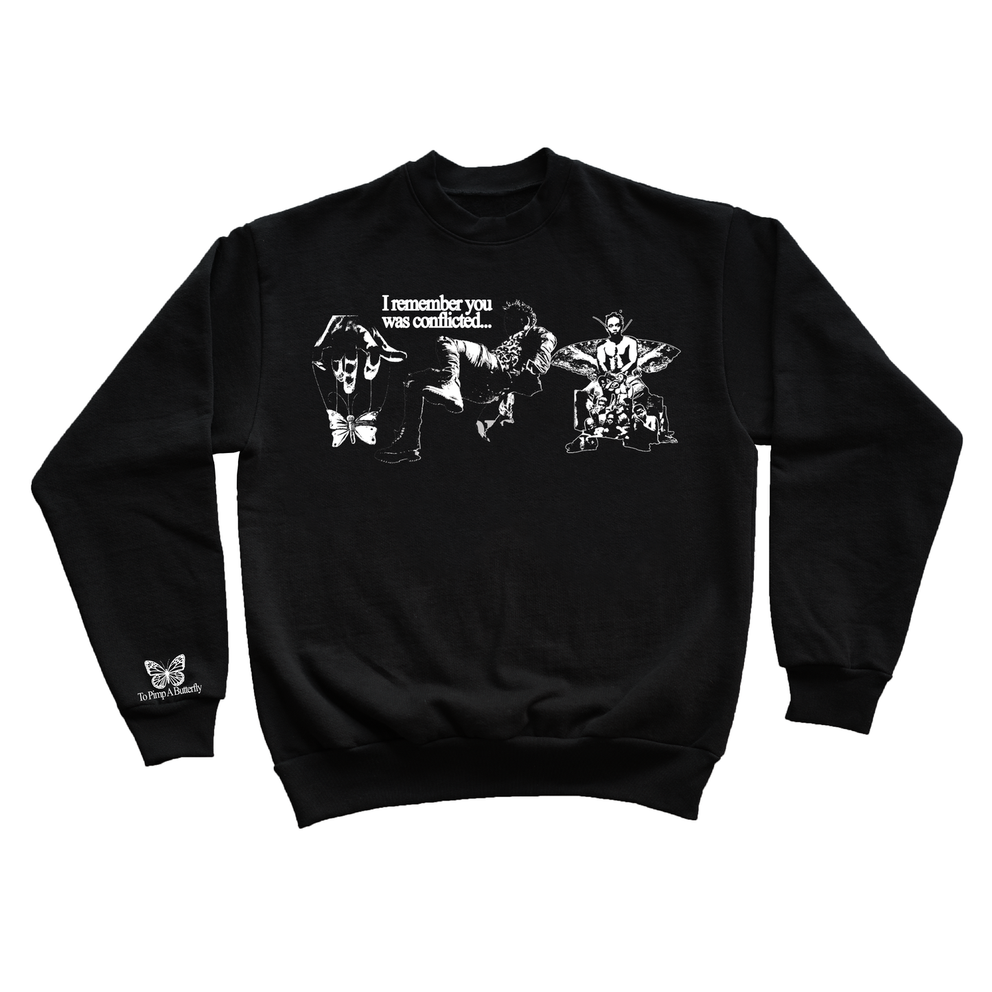 "U" MENS 9oz HEAVY EMBROIDERED CREWNECK