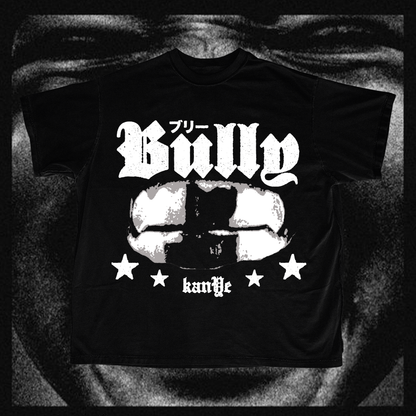 "BULLY" Vintage-Washed Heavyweight Puff-Print T-Shirt
