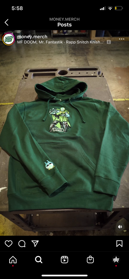 "DOCTOR” 10oz HEAVYWEIGHT EMBROIDERED HOODIE