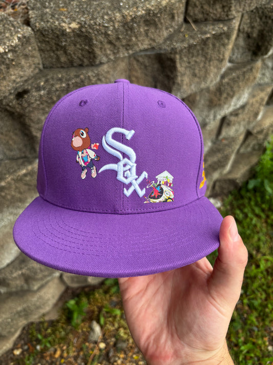 "GRAD" Bear 5oz Snapback Cap (embroidered)