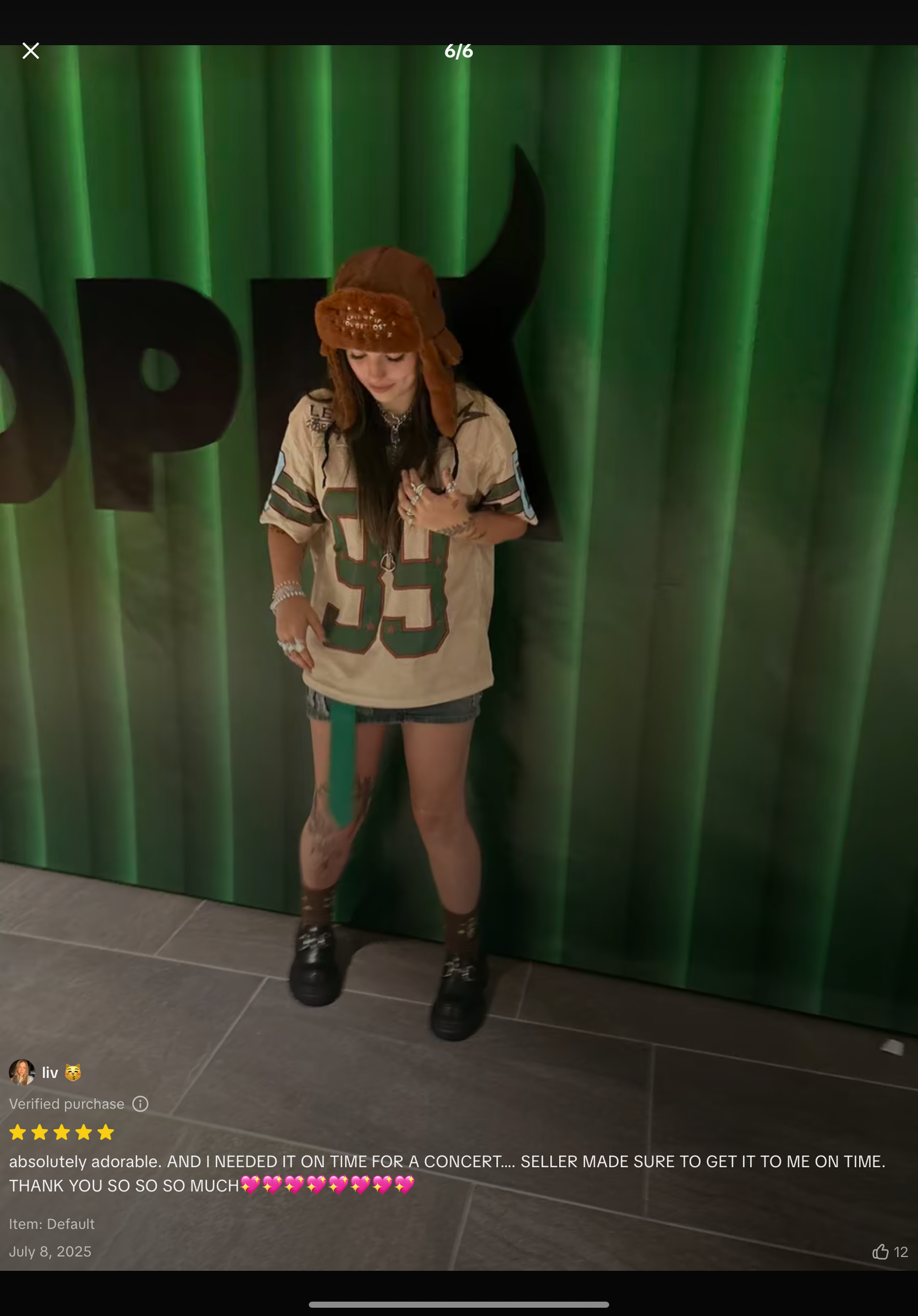"CMIYGL" BROWN w/ STARS EMBROIDERED USHANKA HAT