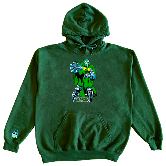 "DOCTOR” 10oz HEAVYWEIGHT EMBROIDERED HOODIE