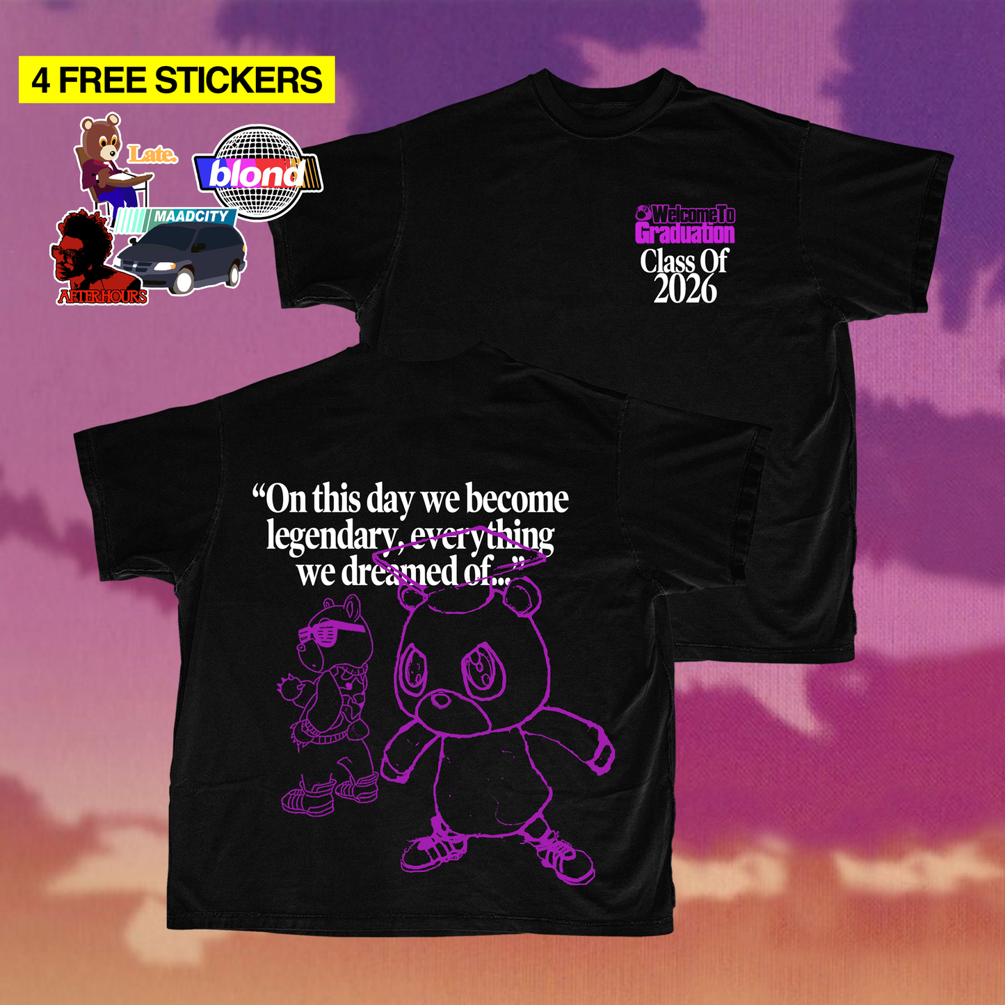 Class of 2026 Graduation Tee  (NEW GRADS GET A FREE ITEM (Check description))
