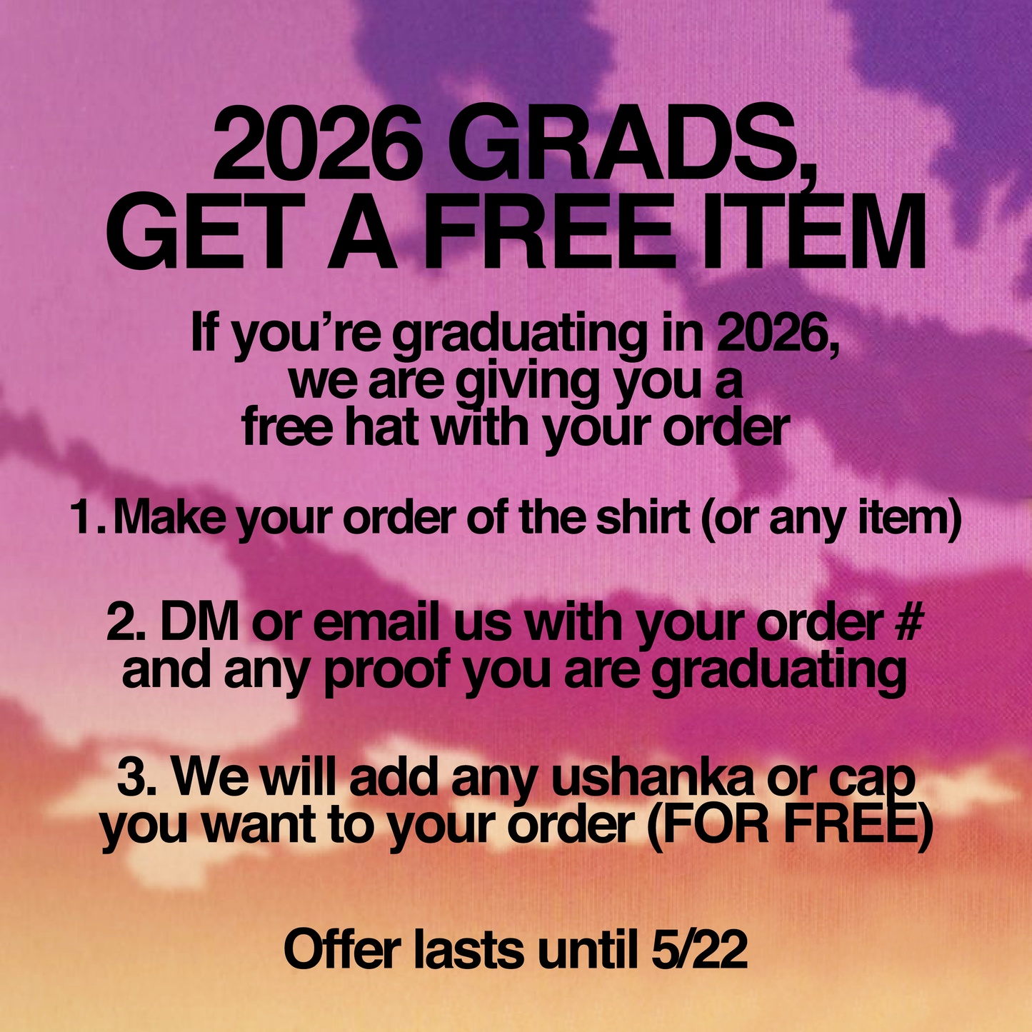 Class of 2026 Graduation Tee  (NEW GRADS GET A FREE ITEM (Check description))