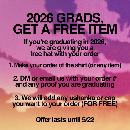 Class of 2026 Graduation Tee  (NEW GRADS GET A FREE ITEM (Check description))