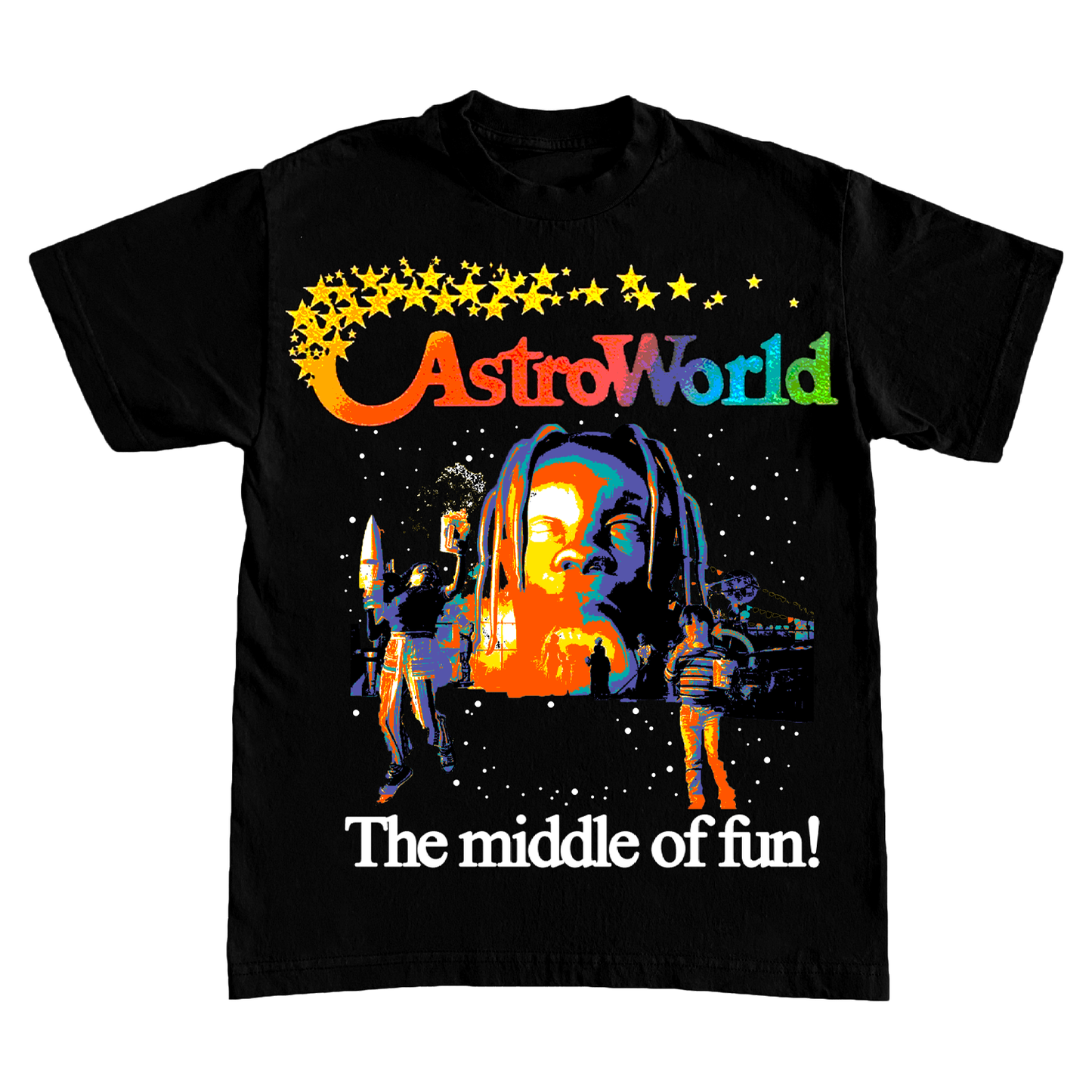 "ASTROWRLD" 7oz Garment-Dyed T-shirt