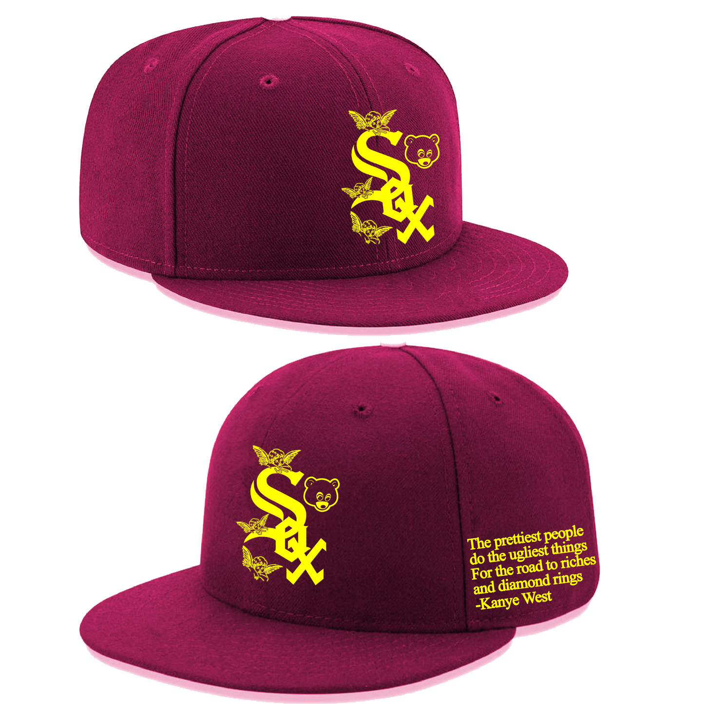 "TCD" Bear 5oz Snapback Cap (embroidered)