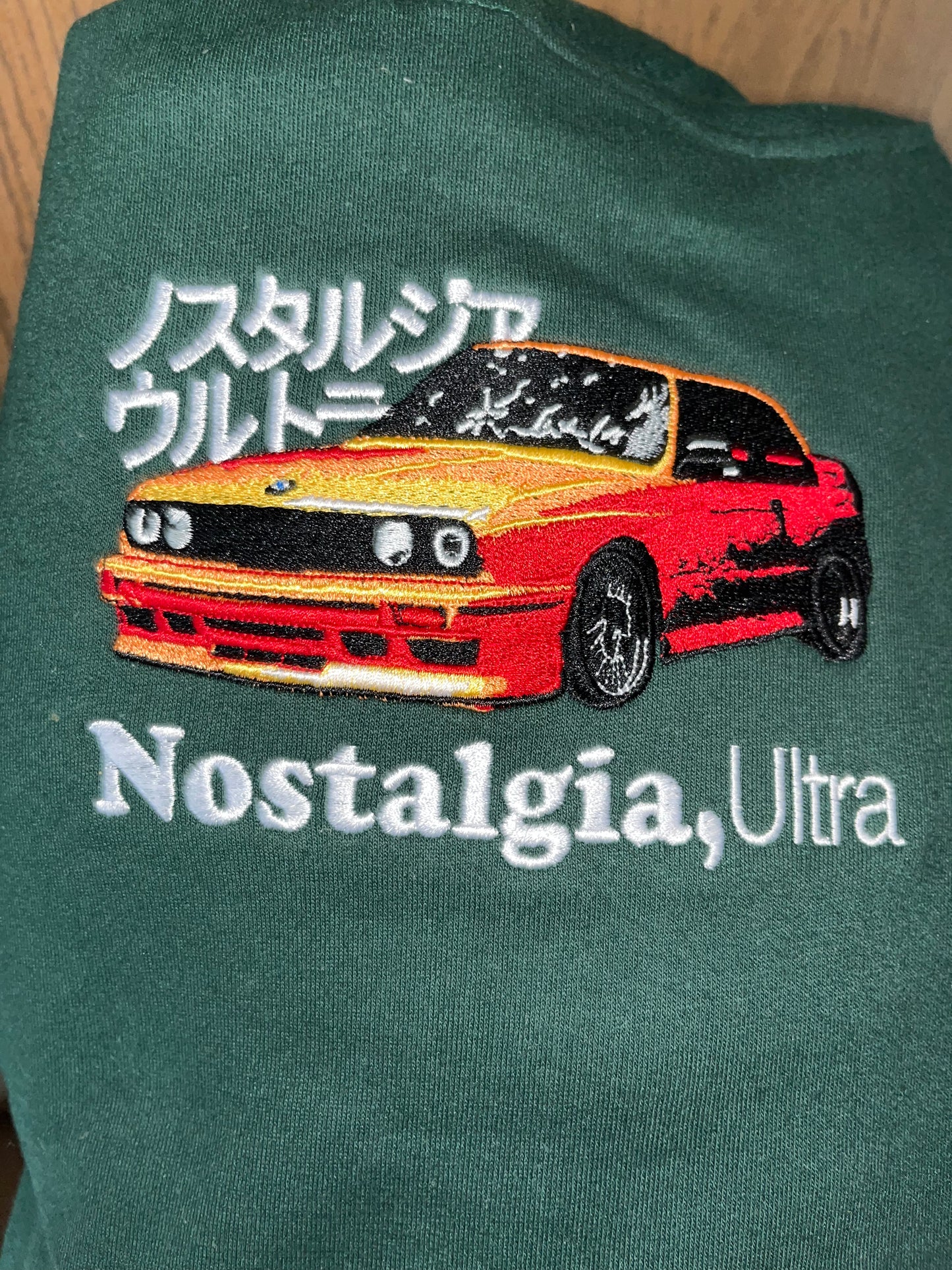 "NOSTALGIA" 9oz HEAVYWEIGHT EMBROIDERED HOODIE