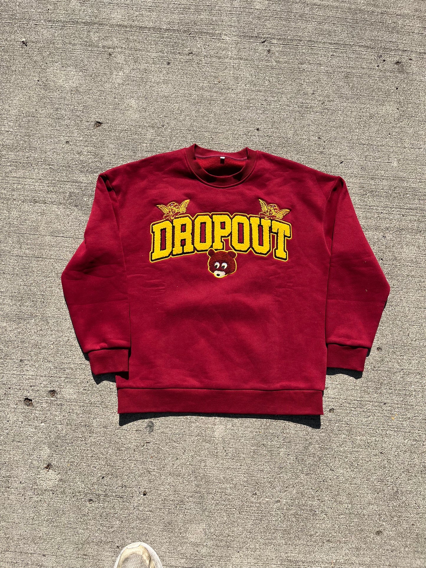 “TCDANGELS” 10oz CHENILLE/ EMBROIDERED PREMIUM CREWNECK