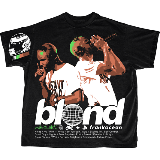 “BLONDv2”  HEAVY PRINT TSHIRT