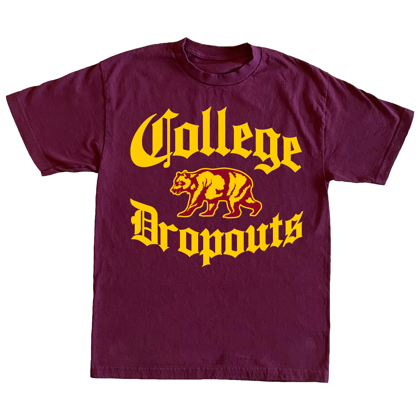 "DROPOUTv2" FRATERNITY MENS COTTON SHIRT