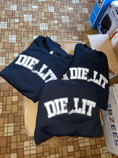 "DIELIT" COLLEGE MENS CREWNECK